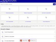 Tablet Screenshot of lolitamanufacturingworks.net